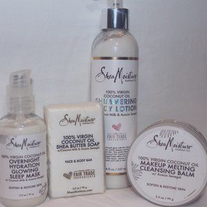 Shea Moisture 100% Virgin Coconut Oil Set